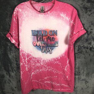 Women’s Funny Shirt Hold On And Let Me Overthink This T Shirt Adult Medium